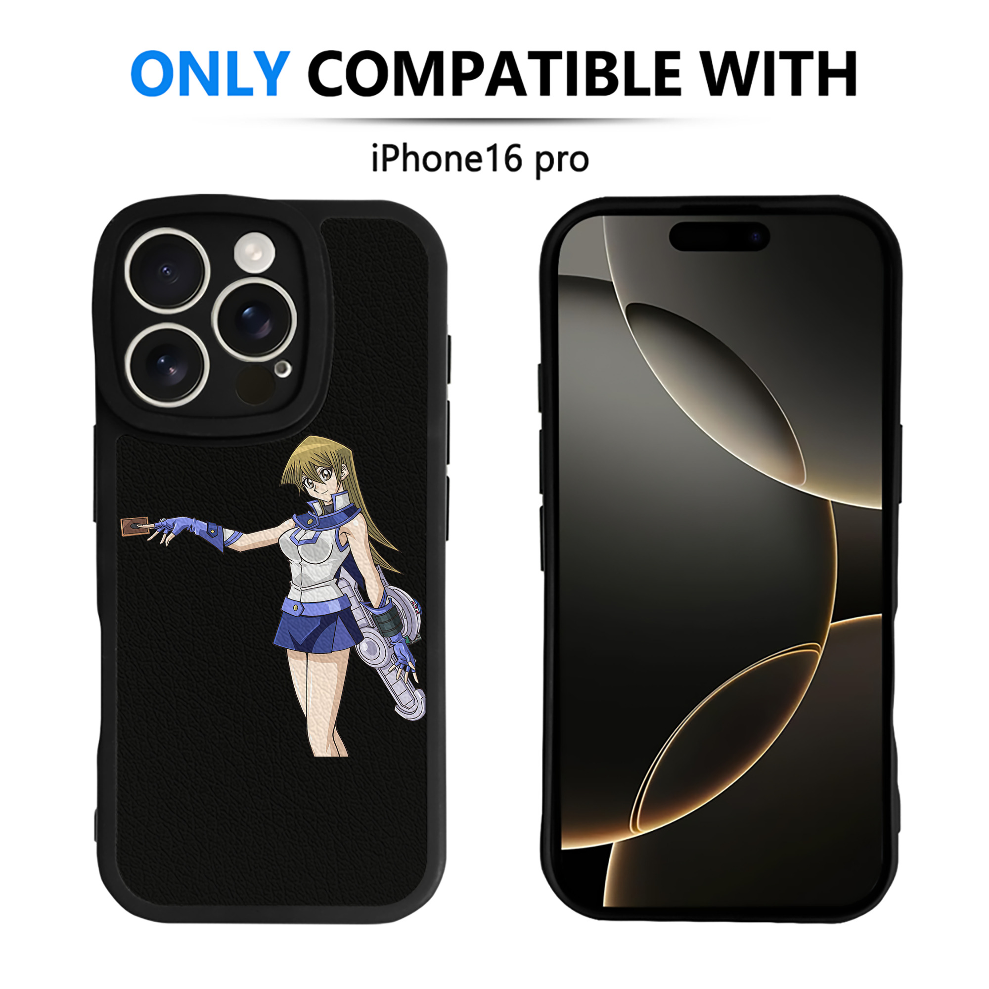 遊☆戯☆王 Yu-Gi-Oh! 【iPhone 16シリーズ対応】シリコンスマホケース（レザー調） 材質：シリコン